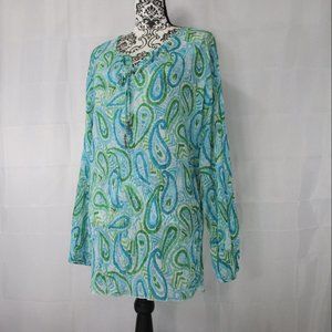 🔥NWT🔥KIM ROGERS LONG SLEEVE TUNIC TOP SIZE MEDIUM